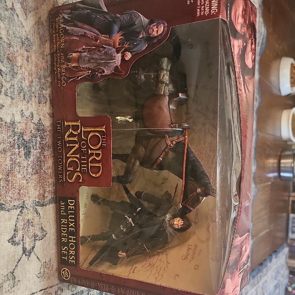 Lord of the Rings Horse and Rider Set - Brown